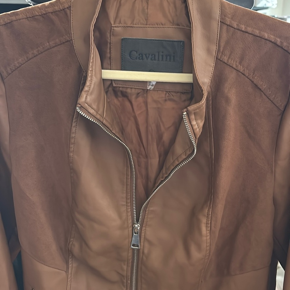 Cavalini women Brown faux Jacket